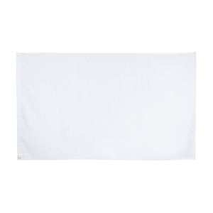 Versandfertig <span class=keywords><strong>JOININ</strong></span> Doppelseitige Fliegende Weiche 3x5FT 100% Polyester Einfarbige Weiße Flagge - Product Image 1
