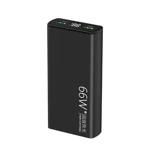 Super Fast Charging Power Bank 20000mAh Portable Charger 5USB Digital Display External Battery