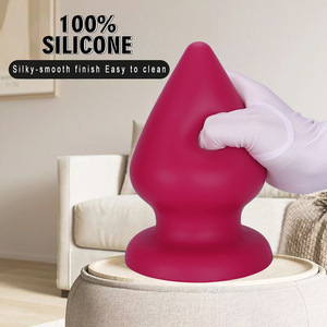 Plug anal extra-large en silicone liquide pour hommes et femmes ; masturbateur ; BDSM ; fisting ; dilatateur anal ; jouet sexuel pour adultes - Product Image 1