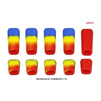 10PCS LDARC Housse de protection antidérapante en silicone pour émetteur radio Flysky JR FUTABA Frsky RadioLink RC FPV