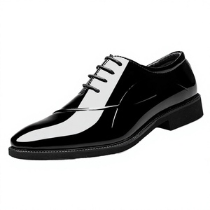 Chaussures Oxford en cuir véritable pour hommes Ufficio Trending, pour le bureau, les occasions professionnelles et les mariages - Product Image 2