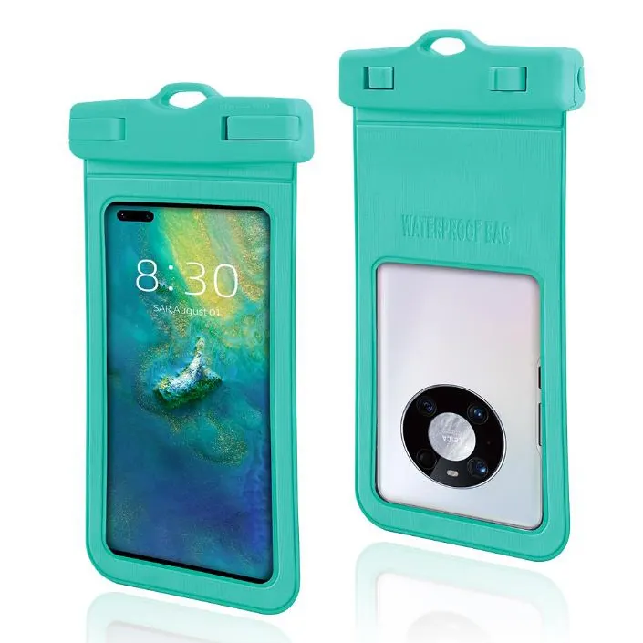 Articolo promozionale LOGO personalizzato viaggio all'aperto trasparente borsa per cellulare di alta qualità custodia impermeabile accessori per il nuoto