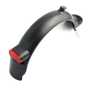 Garde-boue arrière avec crochet, feu arrière pour Scooter électrique <span class=keywords><strong>Xiaomi</strong></span> <span class=keywords><strong>M365</strong></span>/1S/PRO/PRO2, pièces de rechange, livraison pas cher, plaque d'immatriculation - Product Image 4
