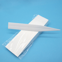 Bandes de test de parfum vierges en forme de flèche, testeurs de fragrance, bandes olfactives en papier offset
