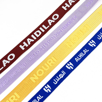 Sangle en nylon tissée jacquard double face antidérapante de haute qualité personnalisée de 25 mm à 50 mm pour les sacs à bandoulière de marque