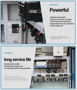 ตู้กระจายไฟฟ้าตู้ควบคุมปั๊ม VFD PLC ปรับได้แผงควบคุมไดรฟ์ความถี่ตัวแปรตามสั่ง - Product Image 6