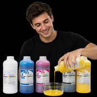 Encre à base d'eau 1000ML blanc éclatant sans sédiments pour imprimantes I1600 I3200 WF4720 XP600 L805 L1800