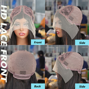 Kenya moins cher bundles de <span class=keywords><strong>cheveux</strong></span> brésiliens T frontal vague de corps perruque de <span class=keywords><strong>cheveux</strong></span> humains dernier Original pur 24 pouces de long dentelle avant perruques - Product Image 4