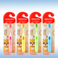 Brosse à dents manuelle pour enfants, poils ultra doux, poignée antidérapante, brosse à dents pour enfants pour le nettoyage buccal quotidien