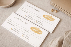 Tarjetas de <span class=keywords><strong>Regalo</strong></span> de Papel Kraft Impresas con Diseño Romántico Personalizado <span class=keywords><strong>para</strong></span> Restaurantes y Cosméticos - Tarjeta de <span class=keywords><strong>Regalo</strong></span> <span class=keywords><strong>para</strong></span> <span class=keywords><strong>Parejas</strong></span> - Product Image 2