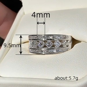 Anello per dito indice a forma di diamante geometrico in stile coreano, gioielli minimalisti da indossare ogni giorno - Product Image 4