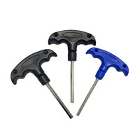 Clé hexagonale en acier au carbone métrique industrielle 4 mm 6 mm 8 mm Clé Allen avec poignée en canne