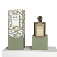 Boîte à parfum de luxe en papier cartonné noir avec logo personnalisé imprimé en gros – Design élégant pour flacon de parfum