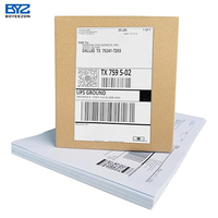 Étiquettes autocollantes personnalisées A4 avec logo, papier adhésif, 100 feuilles, étiquettes d'adresse postale pour bureau, vente en gros