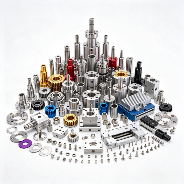 Custom OEM CNC Machined Components 5 Axis CNC Milling Turning Aluminum Alloy Mechanical Parts