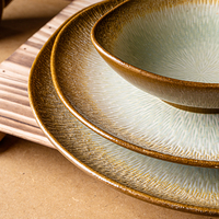 WEIYE Assiette en Céramique de Haute Qualité, Vaisselle Épaisse et Durable en Porcelaine Personnalisable pour Hôtels et Restaurants