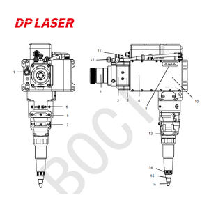 Cypcut BOCI BLT 5 <span class=keywords><strong>Serirs</strong></span> BLT520H 8000W 8KW Cabezal de corte láser de fibra DP Piezas de equipos láser - Product Image 6