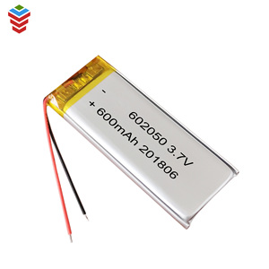 Grade AAA Rechargeable Lipo 3.7v <span class=keywords><strong>600mAh</strong></span> 602050 petite batterie au lithium polymère usine de fabrication D'ODM D'OEM PLM - Product Image 1
