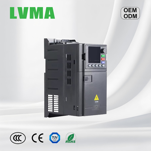 0.4KW-55KW Variable Frequency Converter 3-Phase Single Phase Inverter 75kW Motor Drive 220V/380V AC Input-Output Vector Control