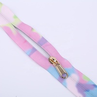 Personalizado 3 #   5 #   8 #   Cremallera de nailon de lujo ecológica con deslizador metálico de cadena larga para bolsos de ropa, accesorios de costura, cremalleras a granel DIY