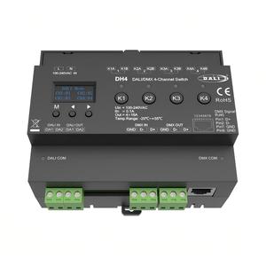 DH4 4 DALl Address Interruptor DALI DMX de 4 Canais 16A AC - Product Image 3