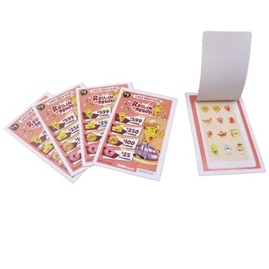 Manufacturer Print Pull Ticket Tab Digital Prinating Coated Paper Free Design Pull Tab Custom - Product Image 5