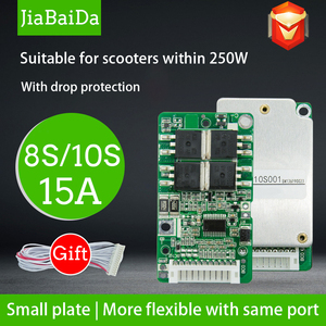 Sistema de gestión de baterías JBD Li-ion <span class=keywords><strong>bms</strong></span> 10S <span class=keywords><strong>36V</strong></span> <span class=keywords><strong>15A</strong></span> con función de balance para bicicleta eléctrica y scooter. - Product Image 2