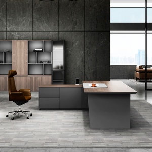 Customizable Modern Design Office <b>Desk</b> ISO Certified Luxury Furniture for Boss Director Executive Factory Direct - Product Image 2
