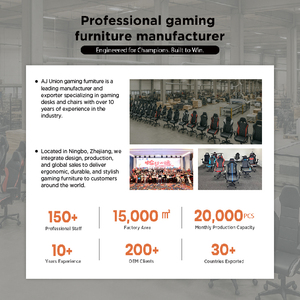 เก้าอี้เกมมิ่ง AJUNION ขนาดใหญ่พิเศษ ฐานโลหะ ล้อเลื่อนเงียบ ออกแบบตามหลักสรีรศาสตร์ พร้อมที่วางแขนและที่พักเท้าแบบเชื่อมโยง - Product Image 3