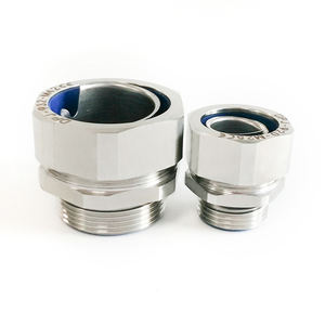 M20 Acessórios para mangueira de aço inoxidável, acessórios flexíveis à prova d'água para conduítes de metal, encaixe para mangueira de duto em espiral - Product Image 2