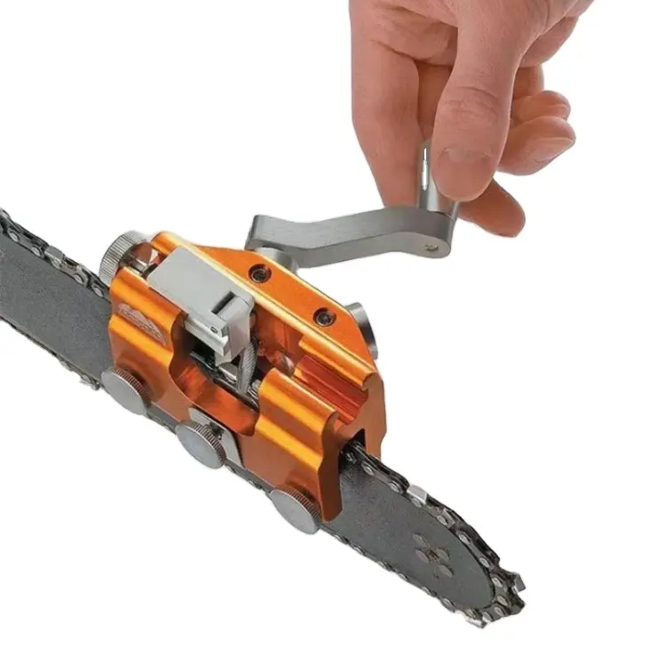 Factory Amazon Bestseller Portable Chainsaw Sharpener Hand Crank Chainsaw Chain Sharpening Jig Tool for All Kinds of Chain Saws