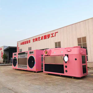 Quiosco Móvil, Radio para Registro de Horario, Modelo de Casa Prefabricada, Habitación Contenedor de Forma Especial, Habitación de Cartón Plegable - Product Image 2