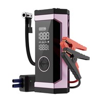 [Customized] ABS Material Car Emergency Jump Starter Air Pump and Battery Booster All-in-One Onboard Electric Tire Inflator