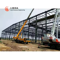 Bâtiment industriel préfabriqué en acier à bas prix, entrepôt métallique préfabriqué, atelier en structure métallique, bâtiment industriel en structure métallique
