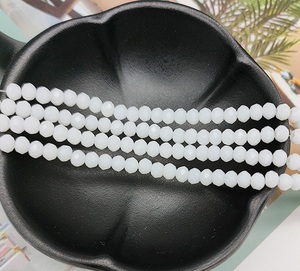 Cuentas de Cristal, Imitación de Jade, Cuentas Redondas Planas de Vidrio, Cuentas Sueltas para Joyería DIY, Accesorios para el Cabello, Calzado y Prendas - Product Image 4