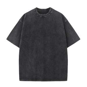 Hip Hop Thời Trang Phố T Áo Sơ Mi Phi Hành Đoàn Cổ Tùy Chỉnh 100% Cotton Axit Rửa Thời Trang Phố Đồ Họa T Áo Sơ Mi Cổ Điển Quá Khổ Người Đàn Ông Của T-Shirts - Product Image 5