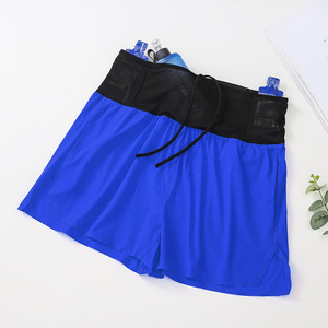 <span class=keywords><strong>Short</strong></span> de course sur sentier <span class=keywords><strong>Short</strong></span> de course d'été à double couche à séchage rapide pour homme <span class=keywords><strong>Short</strong></span> de course de marathon extérieur antidérapant doublé - Product Image 6