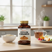 ONEHEALL Capsules de Cannelle de Ceylan : Soutien Énergétique pour Adultes, Extrait Herbal