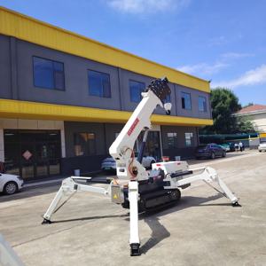 Zmt รถเครนตีนตะขาบไฟฟ้าดีเซลขนาดเล็กแบบสไปเดอร์เครน1 3 5 10 12ตันพร้อมตระกร้าสำหรับผู้ชาย P-850 - Product Image 6