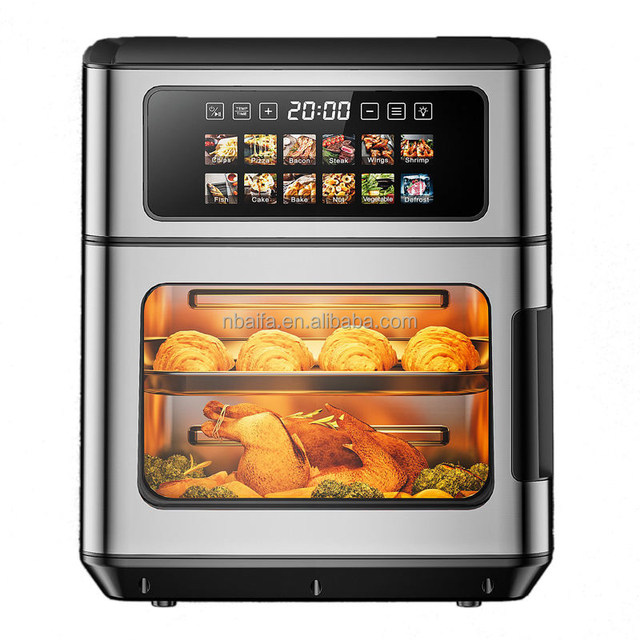 Aifa 12L Smart AI Digital Air Fryer Large Easy-view Window Heavy Duty Touch Screen Electric AirFryers Household