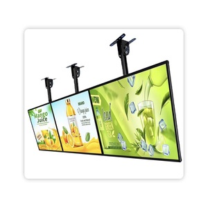 Ultra-Thin <b>Billboard</b> LED Luminous Menu Gold Aluminum Charging Table Decoration Wall-Mounted Light Box for Signboard Ordering - Product Image 3