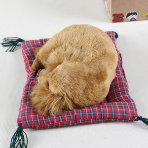 Juguete interactivo de plástico para dormir de mascotas, peluche realista, para cachorros - Product Image 3