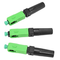 Cable de caída FTTH de alto rendimiento, conector rápido de fibra óptica, montaje de campo, SM SC, APC, SC, UPC