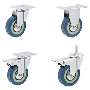 ओम ओम ओडम सार्वभौमिक स्क्रू स्विचल्स चेयर शॉपिंग कार्ट 2 इंच 2.5 इंच 3 इंच 4 इंच 5 इंच हरी pvc लाइट ड्यूटी कैस्टर व्हील - Product Image 1