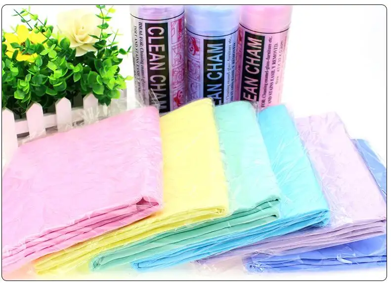 Shammy Chamois Towel Pva Cloth Hair Dry Pva 3D Car Cleaning Cloth 3D Pva Synthetic Chamois Shammy Towel Chamois Towel