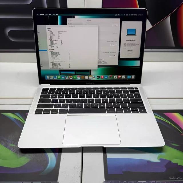 Grade A+ Original Used MacBook Air A1932 13-inch 8GB 256GB Silver Slim Laptop for Students and Office