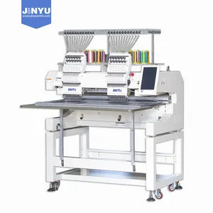 JCM-1202 sewing and embroidery machine 2 head embroidery machine commercial embroidery machine