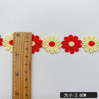 Patchs appliques de fleurs en dentelle brodée en coton durable Style thermocollant pour la couture de vêtements mariages soutiens-gorge vêtements en maille