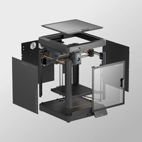 Printer 3D FDM Centauri Carton Full Enclosed High Speed 500mm/s Multicolor Filament Produk Baru