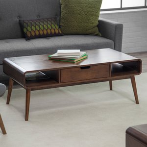 <strong>Mid</strong> <strong>Century</strong> Wooden <strong>Side</strong> Coffee <strong>Table</strong> Smart Coffee <strong>Table</strong> - Product Image 2